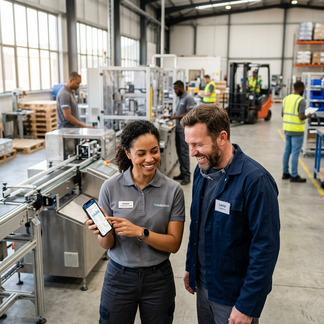 Mitarbeiter Kommunikation App für gewerbliche Mitarbeitende und Produktion